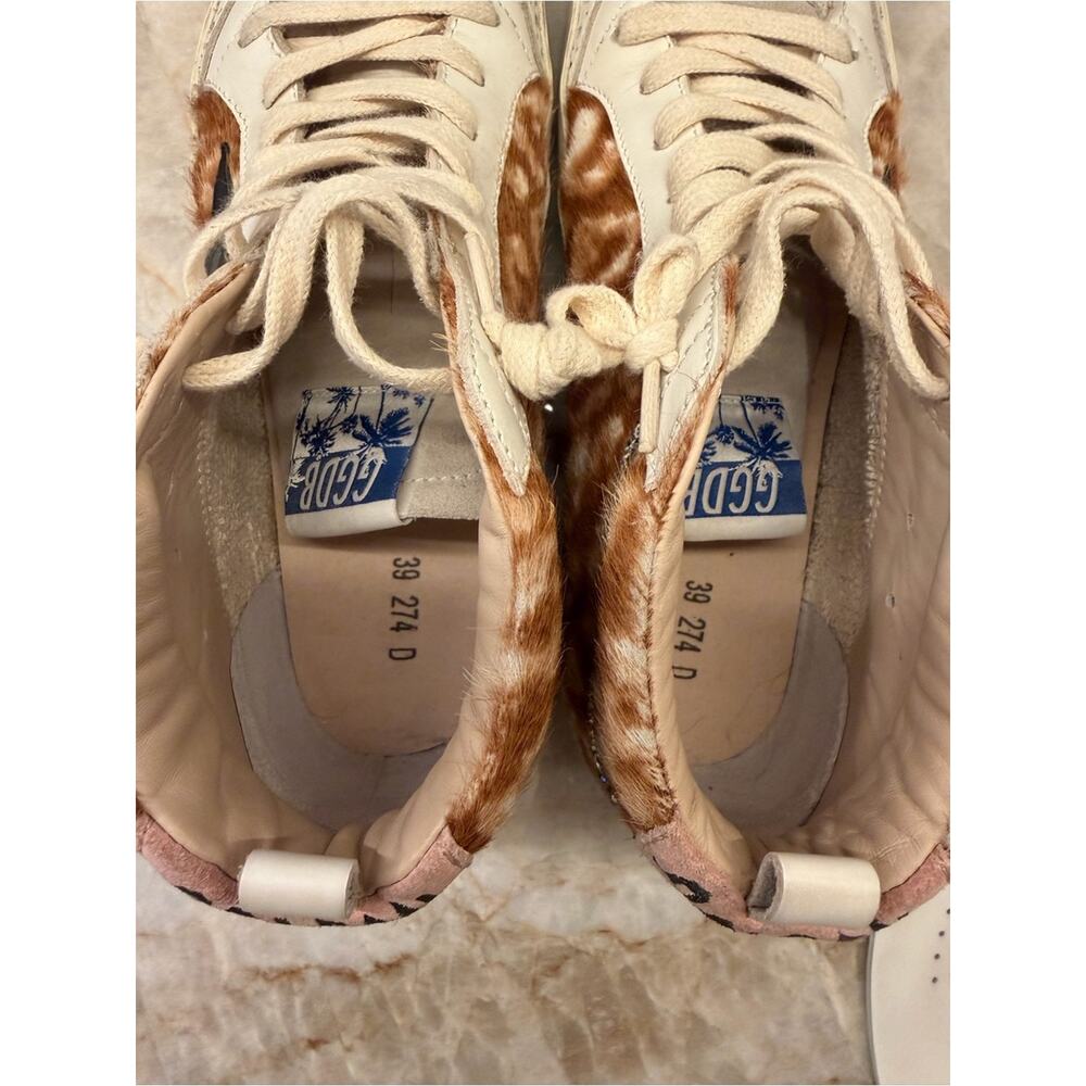 Golden Goose Midstar Classic Leopard Hazelnut Leo / White / Ice 39 - Picture 7 of 10